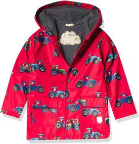 img 4 attached to Hatley Printed Raincoat Linework Dinos