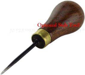 img 1 attached to 🧵 JC Performance Leather Sewing Awl Set: Quick Stitch Repair Tool with Heavy Duty Thread – Perfect for Professionals (Includes Awl, Black)