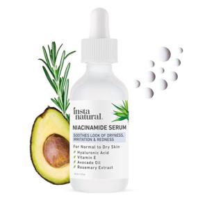 img 4 attached to 🌟 InstaNatural Niacinamide 5% Face Serum - Vitamin B3 Age-Defying Moisturizer - Reduces Breakouts, Wrinkles, Lines, Age Spots, Hyperpigmentation, Dark Spot Removal - 2 oz