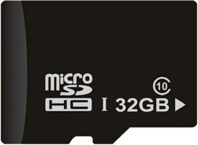 img 2 attached to Карта памяти Micro SDHC емкостью 32 ГБ высокой скорости - совместимая с устройствами SD карта памяти класса 10 UHS-I