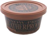 snowproof weatherproofing leather conditioner - 3oz, clear logo