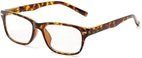 img 4 attached to 👓 Stylish and Functional: The Williamsburg BIFOCAL Unisex Retro Square Reading Glasses