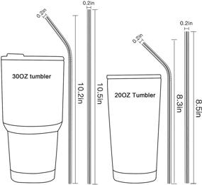 img 1 attached to Многоразовые стаканы для питья из нержавеющей стали ULG