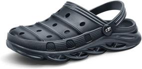 img 4 attached to KEMISANT Clogs Garden Shoes Unisex Men's Shoes