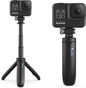 img 3 attached to Набор GoPro HERO8 Black Ultimate - камера HERO8 Black, штатив Shorty, ремешок на голову, карта памяти SD на 32 ГБ, 2 аккумулятора для зарядки