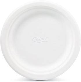 img 3 attached to 🍽️ Chinet Classic White, 6.75 Inch Round Appetizer and Dessert Plates, Pack of 70