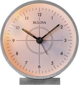 img 1 attached to ⏰ Bulova B6844 Flair Alarm Clock, Silver - Enhanced for SEO