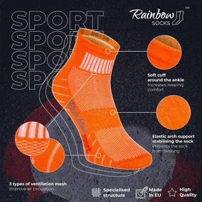 img 3 attached to Cotton SPORT Athletic Socks: Multicolored - Available in 6, 9, or 12 Pairs - Suitable for both Men and Women