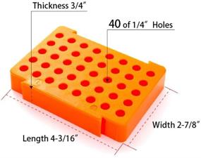 img 1 attached to 🔍 Optimized for SEO: POWERTEC 71344 Router Bit Tray for 40 1/4-inch Shank Bits