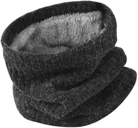 img 4 attached to 🧣 Winter Scarf Neck Warmer Gaiter: Essential Men's Accessories for Scarves