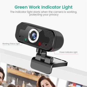 img 1 attached to 📹 Teslong Full HD Webcam with Microphone: High-Resolution USB Web Camera for Video Calling, Recording, Conferencing