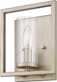 img 1 attached to 🌟 White Gold Marco Sconce by Golden Lighting 6068-1W WG