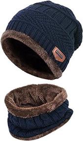 img 4 attached to 🧢 Warm Winter Beanie Hat with Slouchy Style for Boys - ZZLAY Boy's Accessories, Available at Hats & Caps