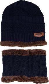 img 2 attached to 🧢 Warm Winter Beanie Hat with Slouchy Style for Boys - ZZLAY Boy's Accessories, Available at Hats & Caps