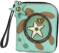 🐢 chala sea turtle zip-around wallet/wristlet bundle logo