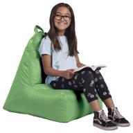 cali alpine sack bean bag chair - dirt-resistant coated oxford fabric for long-lasting use, grassy green color - flexible seating for kids, teens, adults - ideal furniture for bedrooms, dorm rooms, classrooms logo