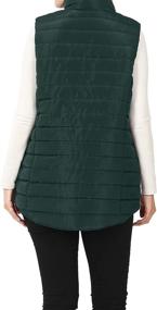 img 2 attached to Sherpa Lined Quilted Pockets Huntergreen Women's Clothing for Coats, Jackets & Vests