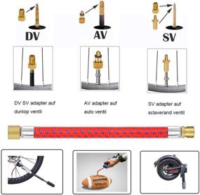 img 1 attached to 🚲 21-Piece Set of Brass Presta and Schrader Valve Adapter Tools, Including Ball Pump Needle, Bike Tire Valve Pump Adapters, and Pump Tools - Perfect Bike Pump Accessories for Bikes, Gyms, Balloons, and Toys