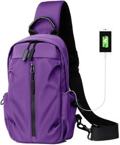 img 4 attached to Versatile Medium Gray Waterproof Backpack: Crossbody Style for Casual Daypack Use