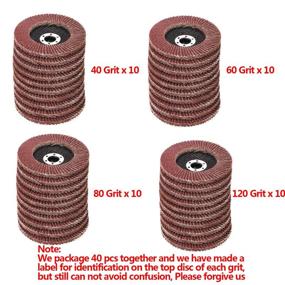 img 2 attached to Flap Discs PCS 4 5 Inch