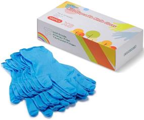 img 4 attached to 🧤 ZOMCHAIN Nitrile Gloves for Kids, Disposable Gloves for 4-10 Years - Latex-Free, Food Grade, Powder-Free - Ideal for Kids Festival Preparation, Crafting, Painting, Gardening, Cooking, Cleaning (100pcs, XS)