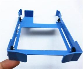 img 2 attached to 🔵 Blue 3.5 Inch HDD Hard Drive Caddy/Bracket for Optiplex 390 790 990 3010 3020 7010 7020 9010 9020 MT SFF Computers/Precision Workstations - Pocaton