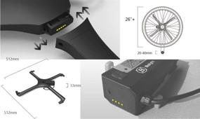 img 3 attached to 🚴 Revolutionize Your Cycling Experience with GenBasic Balight Professional Bike Wheel Light Display - Wireless Bluetooth-Programmable LED System