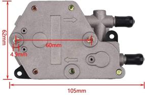 img 3 attached to Запасные части для насоса топлива и топливных трубок, зажигание для Polaris Sportsman 500 - подходит для насоса 400 600 700 MV7 6x6 Magnum 325 330 500 Outlaw 450 500 525.