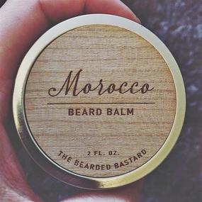 img 2 attached to 🧔 Morocco Beard Balm by The Bearded Bastard: Enhance Your Beard's Attractiveness & Health with All-Natural Mens Beard Balm, Essential Oils, and Hydration - 2oz