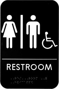 img 4 attached to 🚻 Enhancing Accessibility: Alpine Industries Handicap Braille Restroom
