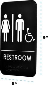 img 3 attached to 🚻 Enhancing Accessibility: Alpine Industries Handicap Braille Restroom