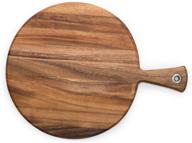 🔪 ironwood gourmet provencale paddle round review: acacia wood, 0.5 x 12 x 16 inches logo