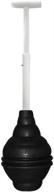 🚽 korky beehivemax universal plunger with telescoping t-shaped handle, black - 96-4am логотип