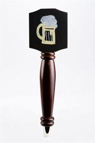 img 1 attached to 🍺 Customizable Chalkboard Tap Handle: Ideal for Draft Beer Enthusiasts & Kegerator/Bars (Dark)