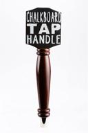 🍺 customizable chalkboard tap handle: ideal for draft beer enthusiasts & kegerator/bars (dark) logo