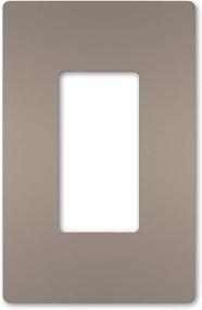img 4 attached to 🔳 Upgrade Your Style with Legrand Radiant Screwless Wall Plates for Decorator Rocker Outlets in Brushed Nickel - 1-Gang, RWP26NICC6