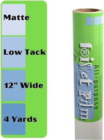 img 3 attached to 🎨 Grafix Low Tack Frisket Film: Versatile Adhesive Film for Airbrushing, Retouching, Stenciling, Rubber Stamping, Watercolors, and Masking, 12"x 4 Yards, Matte Finish