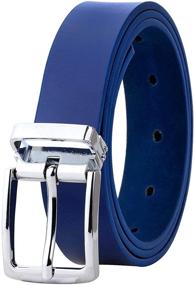 img 4 attached to 💼 Falari Kids Leather Belts: Stylish Accessories for Boys' Occasions