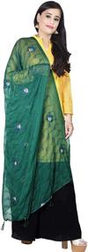 img 3 attached to Chandrakala Dupattas Lightweight Chiffon Dupatta Women's Accessories for Scarves & Wraps