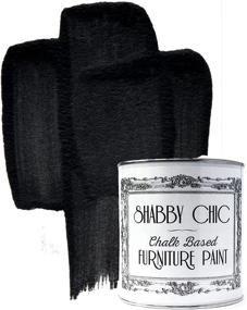 img 4 attached to Shabby Chic Chalked Furniture Paint: Black Liquorice - Luxurious Chalk Finish for Home Decor, DIY Projects, Wood Furniture - 8.5oz - Rustic Matte Interior Paint