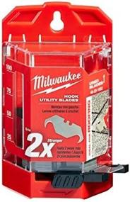 img 4 attached to MILWAUKEE 48-22-1952: Premium 50-Piece Hook Utility Knife Blades for Unmatched Performance