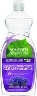 🌿 seventh generation dish liquid, lavender floral and mint, 25 fl oz (pack of 6): packaging options and benefits revealed! logo
