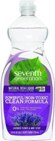 img 1 attached to 🌿 Seventh Generation Dish Liquid, Lavender Floral and Mint, 25 Fl Oz (Pack of 6): Packaging Options and Benefits Revealed!