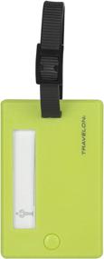 img 2 attached to Swivel Lime Luggage Tags Set by Travelon