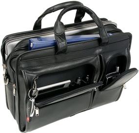 img 1 attached to McKleinUSA HUBBARD15 6 Leather Double Compartments