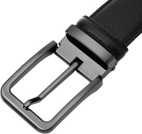 img 3 attached to Leather Fashion Design Single Buckle Men's Accessories