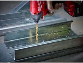 img 3 attached to Milwaukee 18-Piece Shockwave Impact Duty Thunderbolt Titanium Drill Bit Set - Anti-Walking 135° Angled Tip - Includes Storage Case