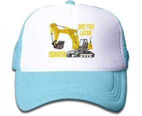 img 4 attached to 🧢 NVJUI JUFOPL Excavator Baseball Snapback Hat for Boys – Affordable & Trendy Accessories