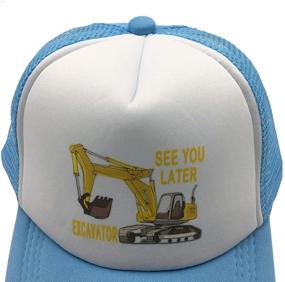 img 2 attached to 🧢 NVJUI JUFOPL Excavator Baseball Snapback Hat for Boys – Affordable & Trendy Accessories