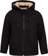 👕 charcoal boys' clothing urban republic officer jacket for jackets & coats logo